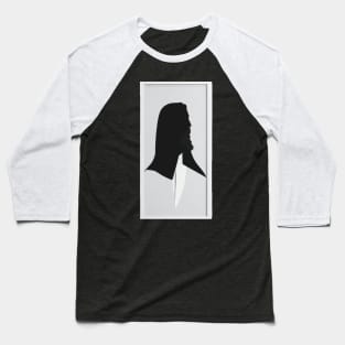 Minimalist and Abstract Jesus Christ Baseball T-Shirt